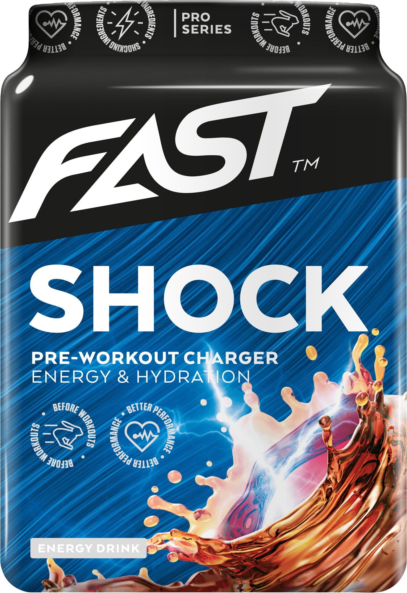 FAST Workout Shock 360g Energydrink