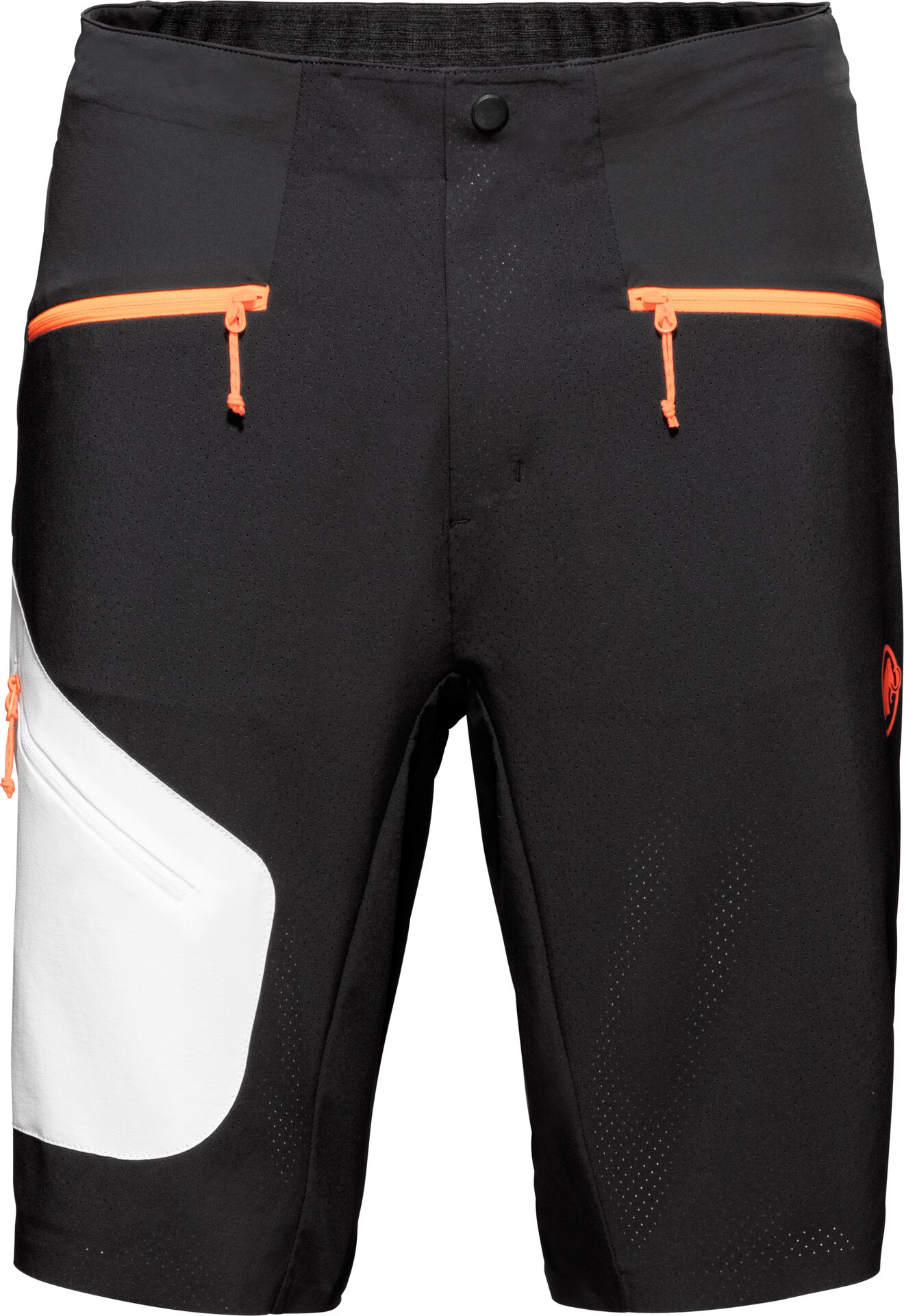 Mammut Sertig Shorts Men Black/White/Vibrant Orange
