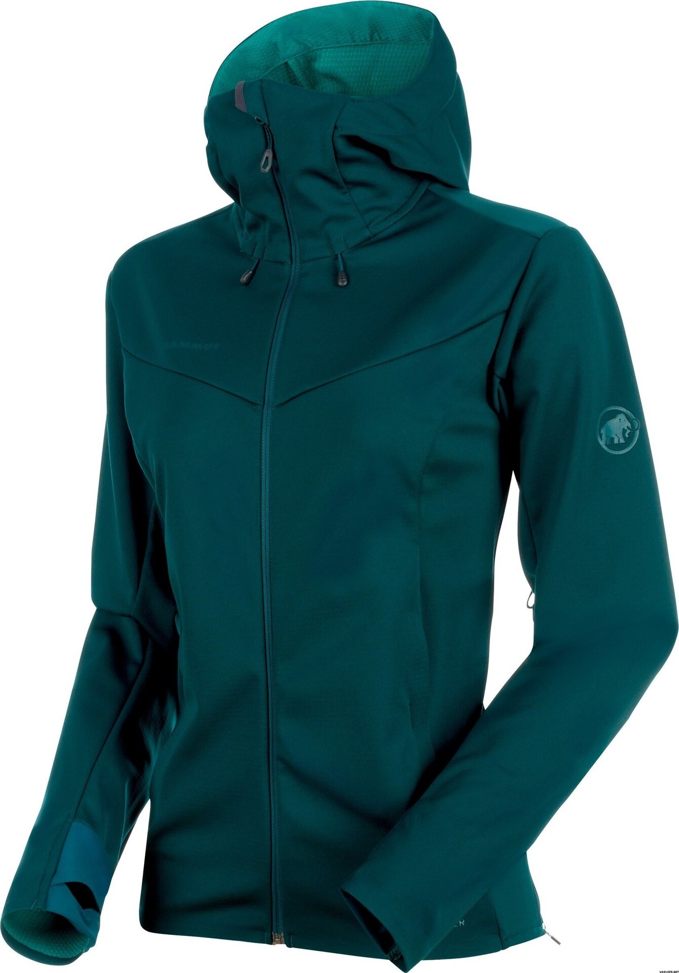 Mammut Ultimate V SO Hooded Jacket Women Teal - Atoll Melange