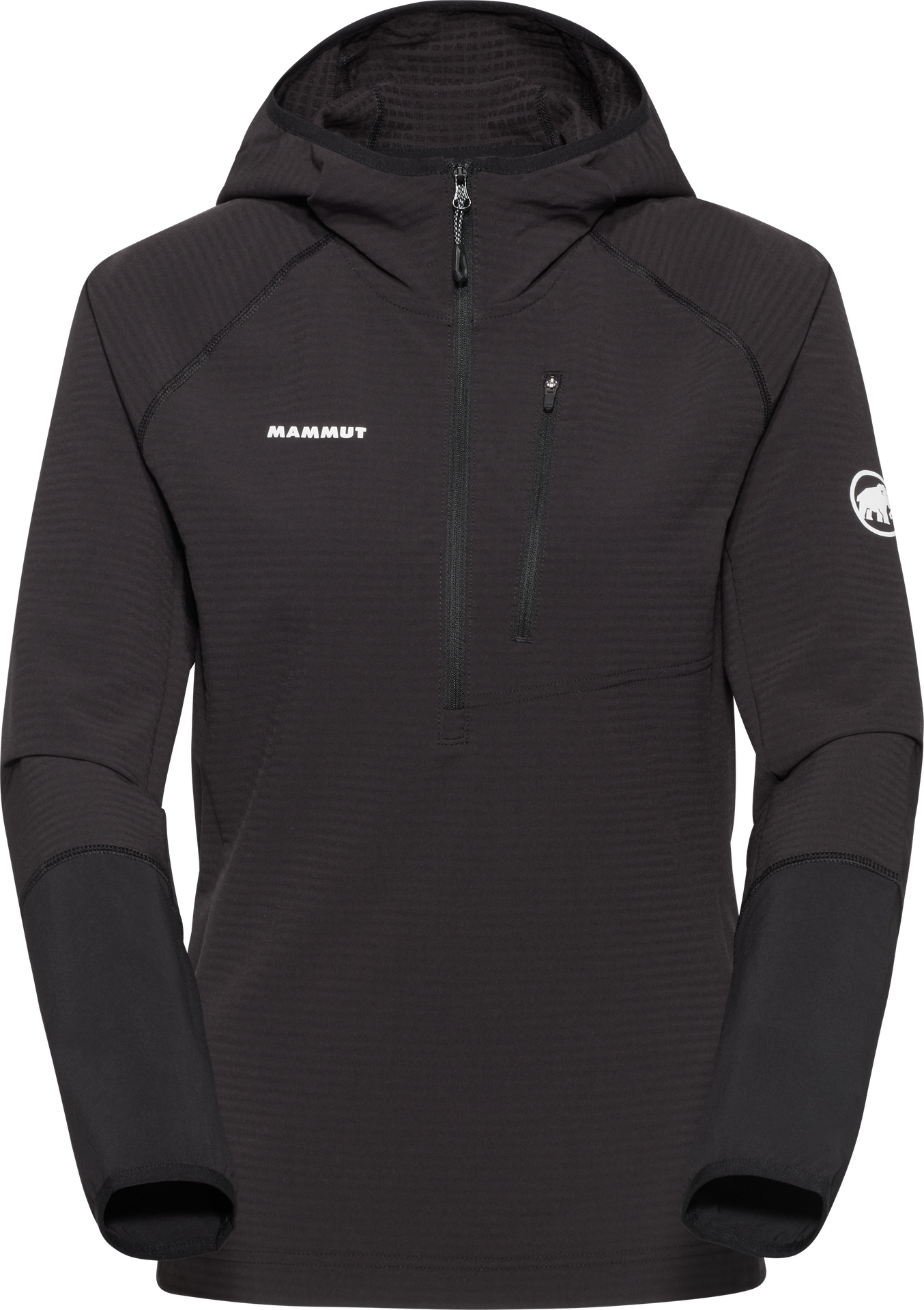 Mammut Madris Light ML Half Zip Hoody Womens Black