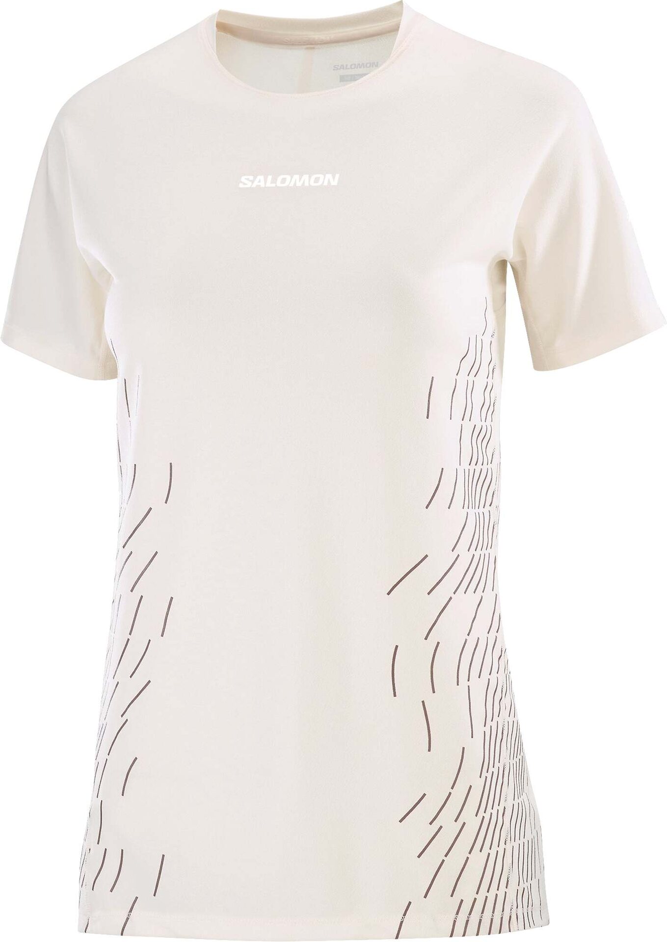 Salomon Sense Aero Short Sleeve Tee GFX Womens Whisper White/White