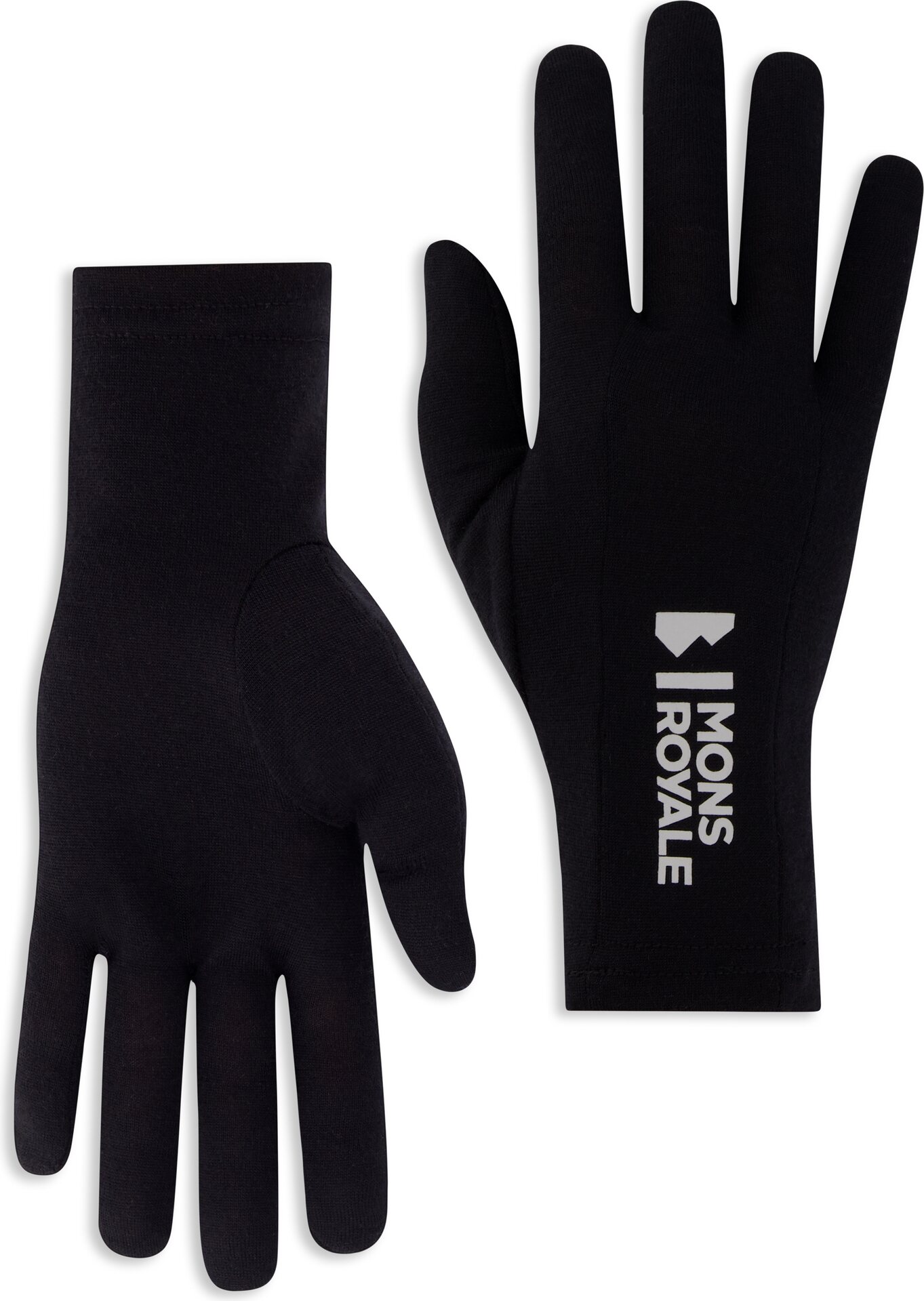 Mons Royale Volta Merino Glove Liner Black