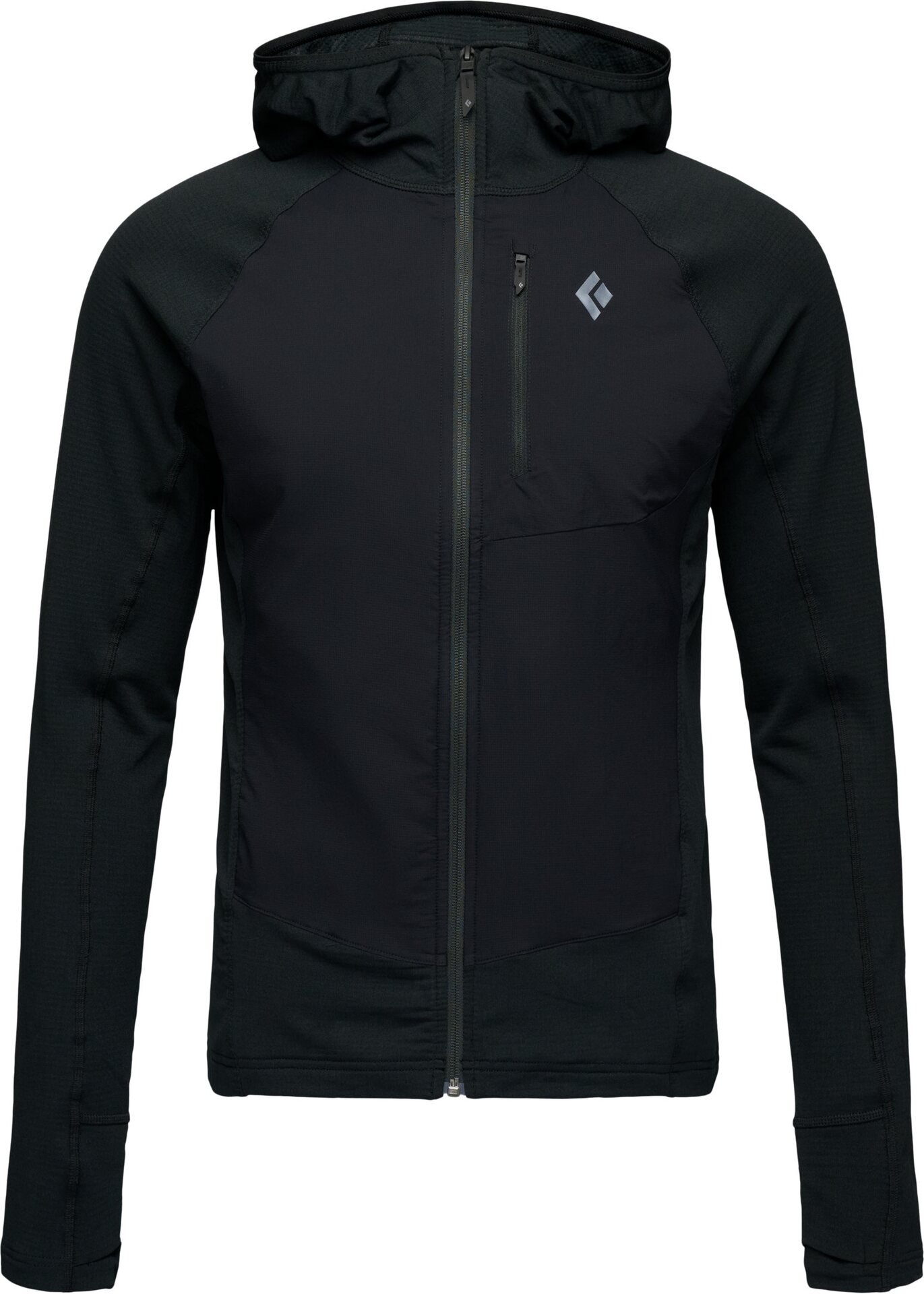 Black Diamond Coefficient LT Hybrid Hoody Mens Black-Black