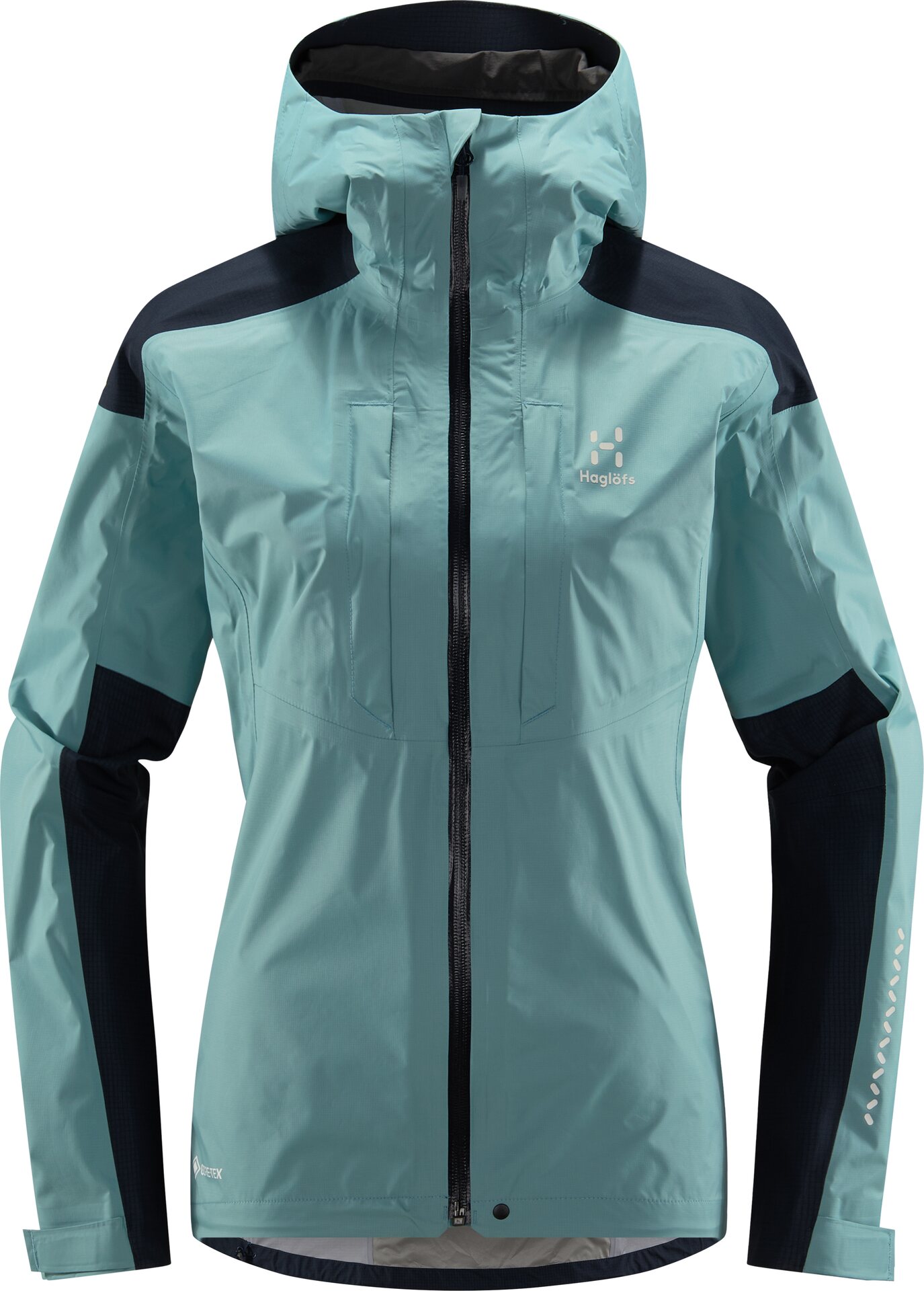 Haglöfs L.I.M Rugged GTX Jacket Womens Frost Blue / Tarn Blue