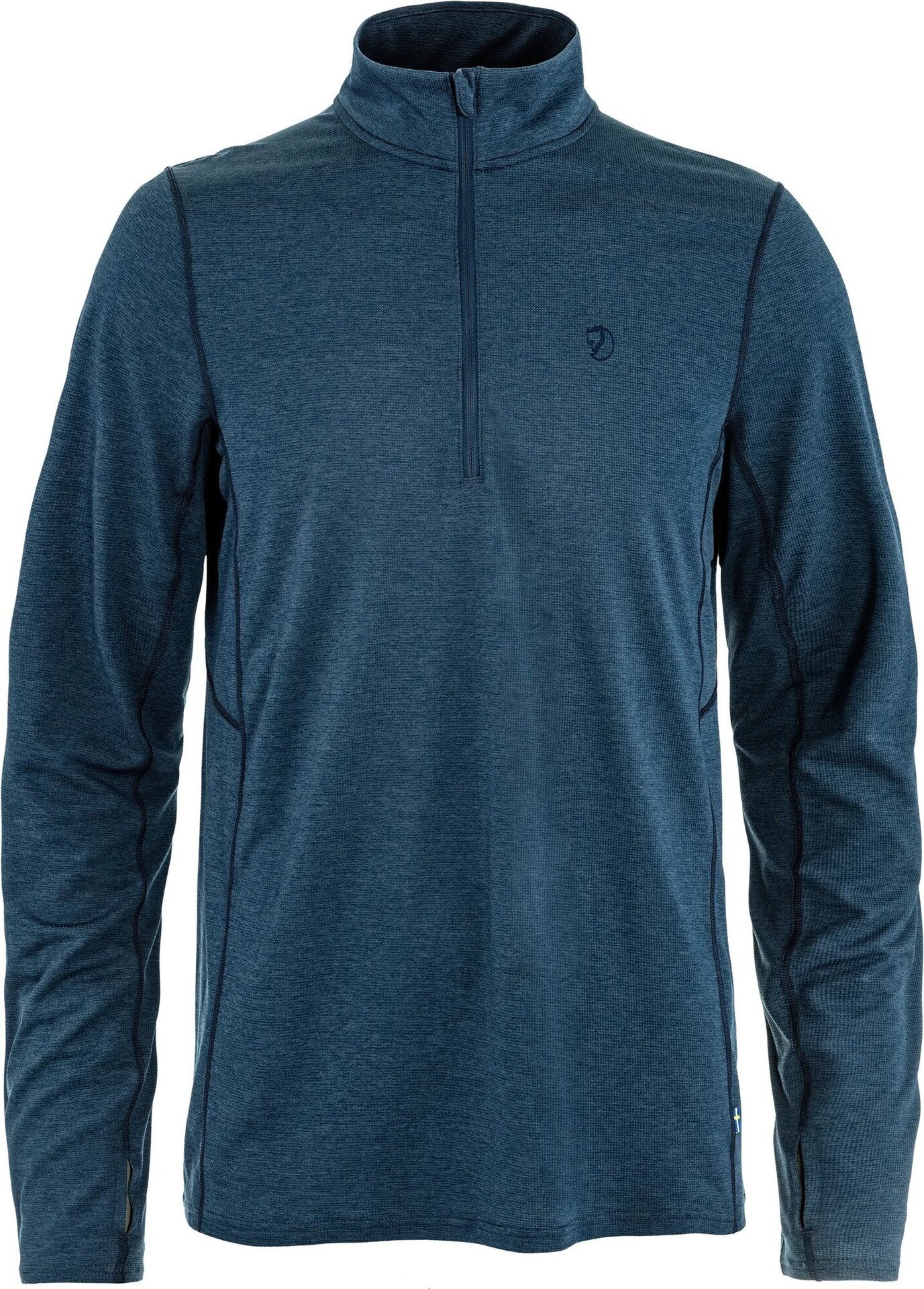 Fjällräven Abisko Day Hike Half Zip Mens Indigo Blue