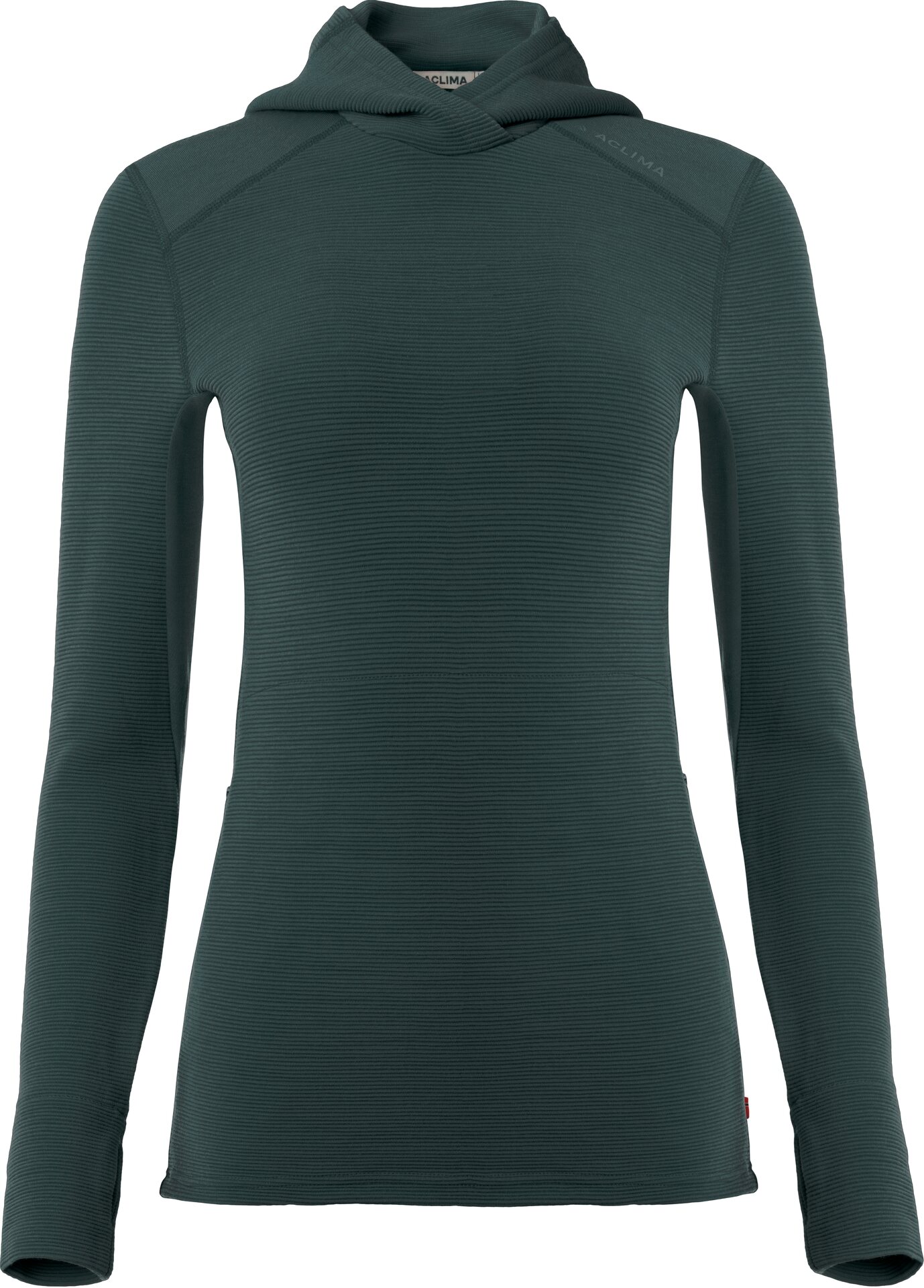 Aclima StreamWool Hoodie Womens Green Gables
