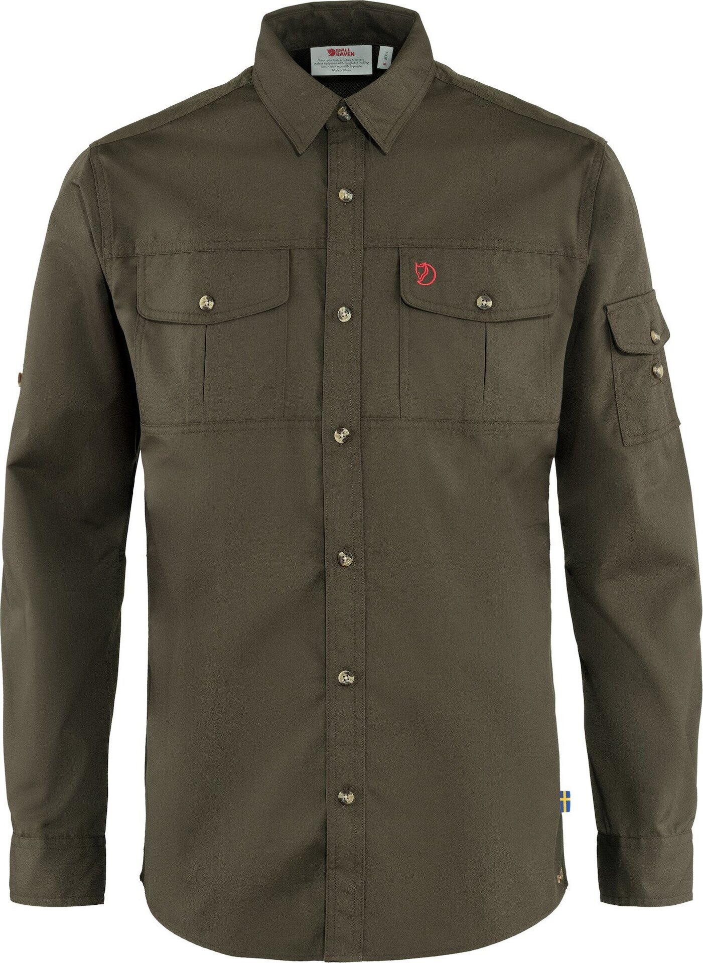Fjällräven Singi Trekking Shirt Long Sleeve Mens Dark Olive (633)