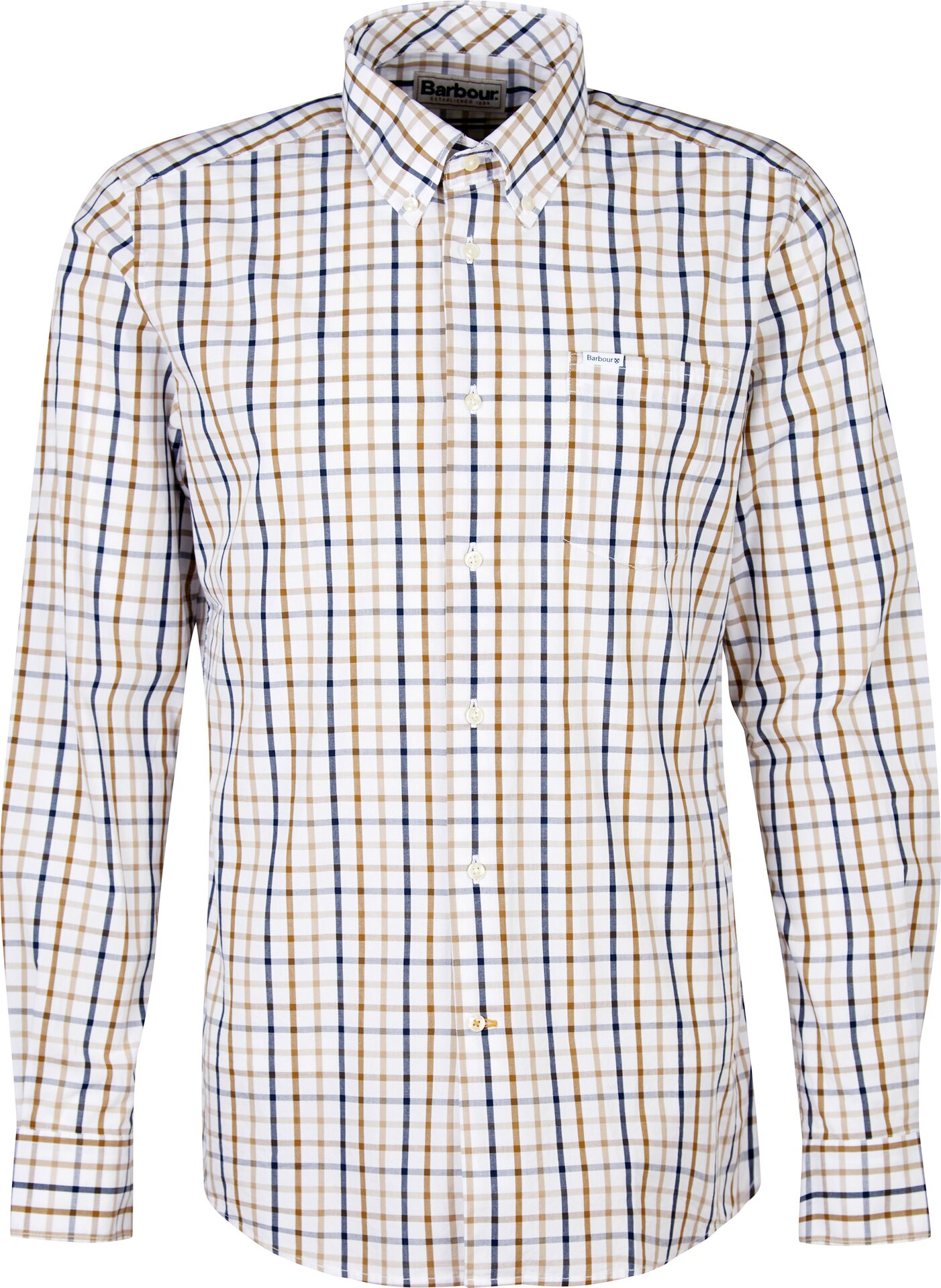 Barbour Eldon Tailored Shirt Mens Stone