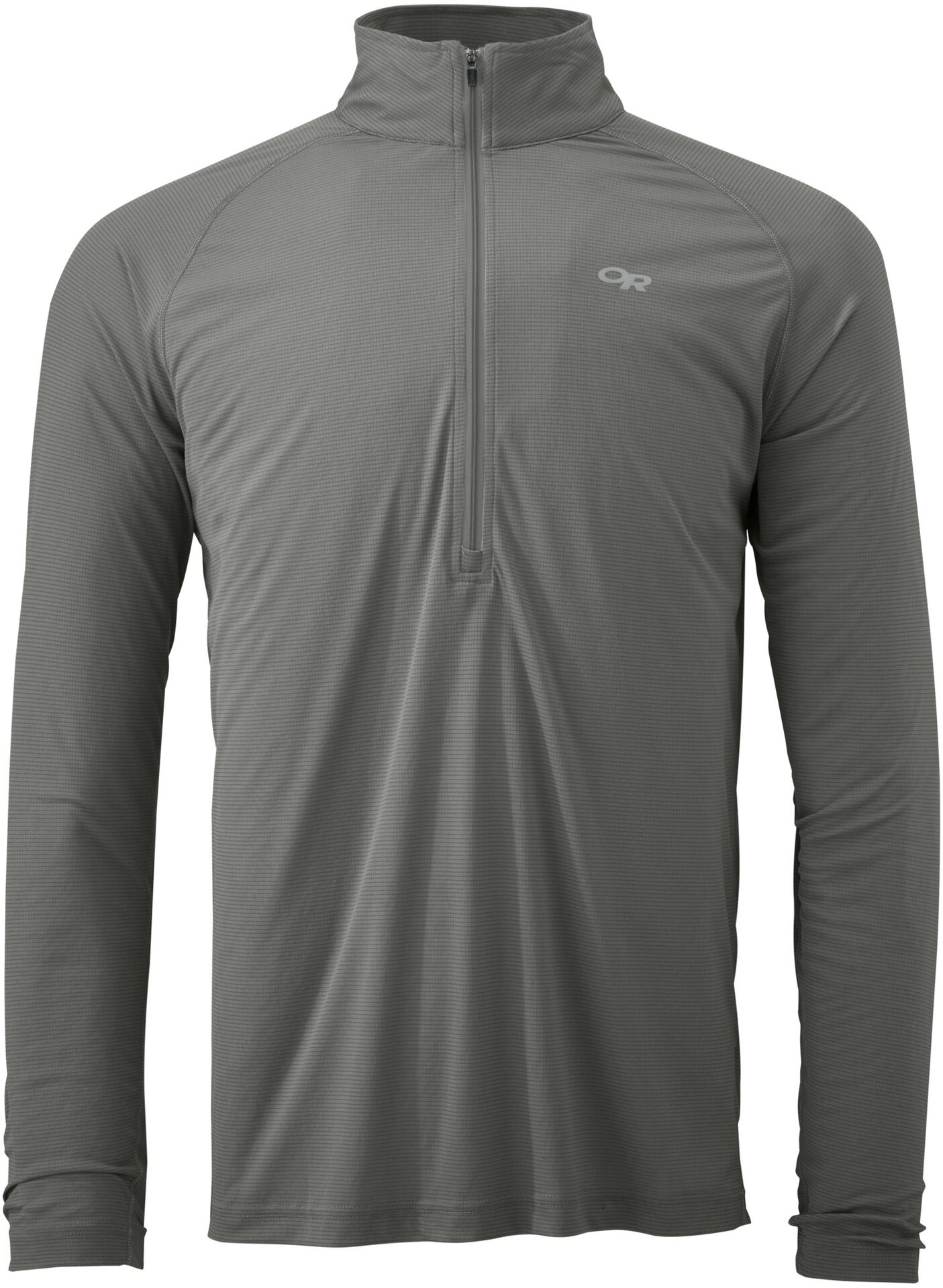 Outdoor Research Echo LS Zip Tee Pewter/Charcoal