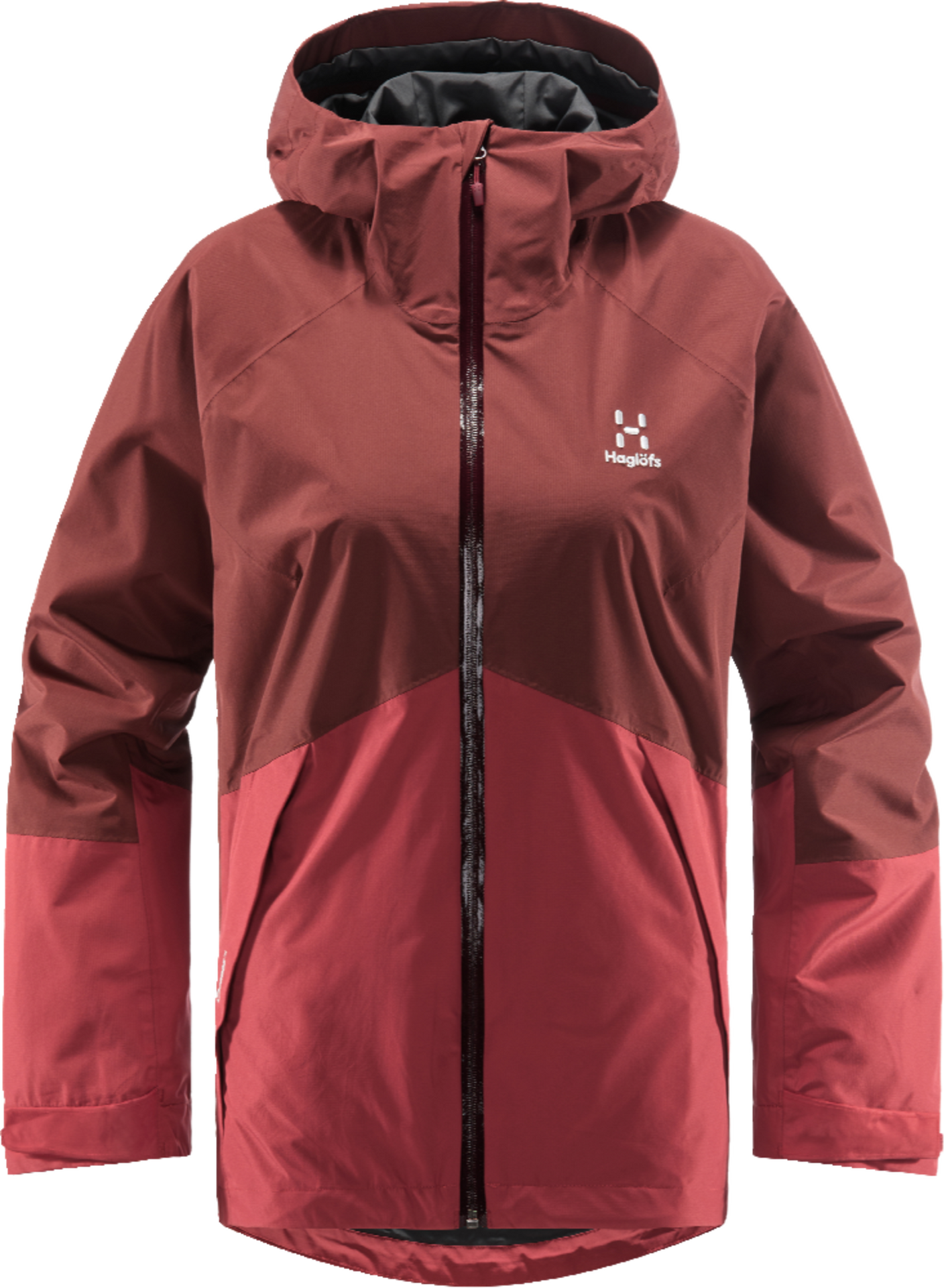Haglöfs Skuta Jacket Women Maroon Red/Brick Red