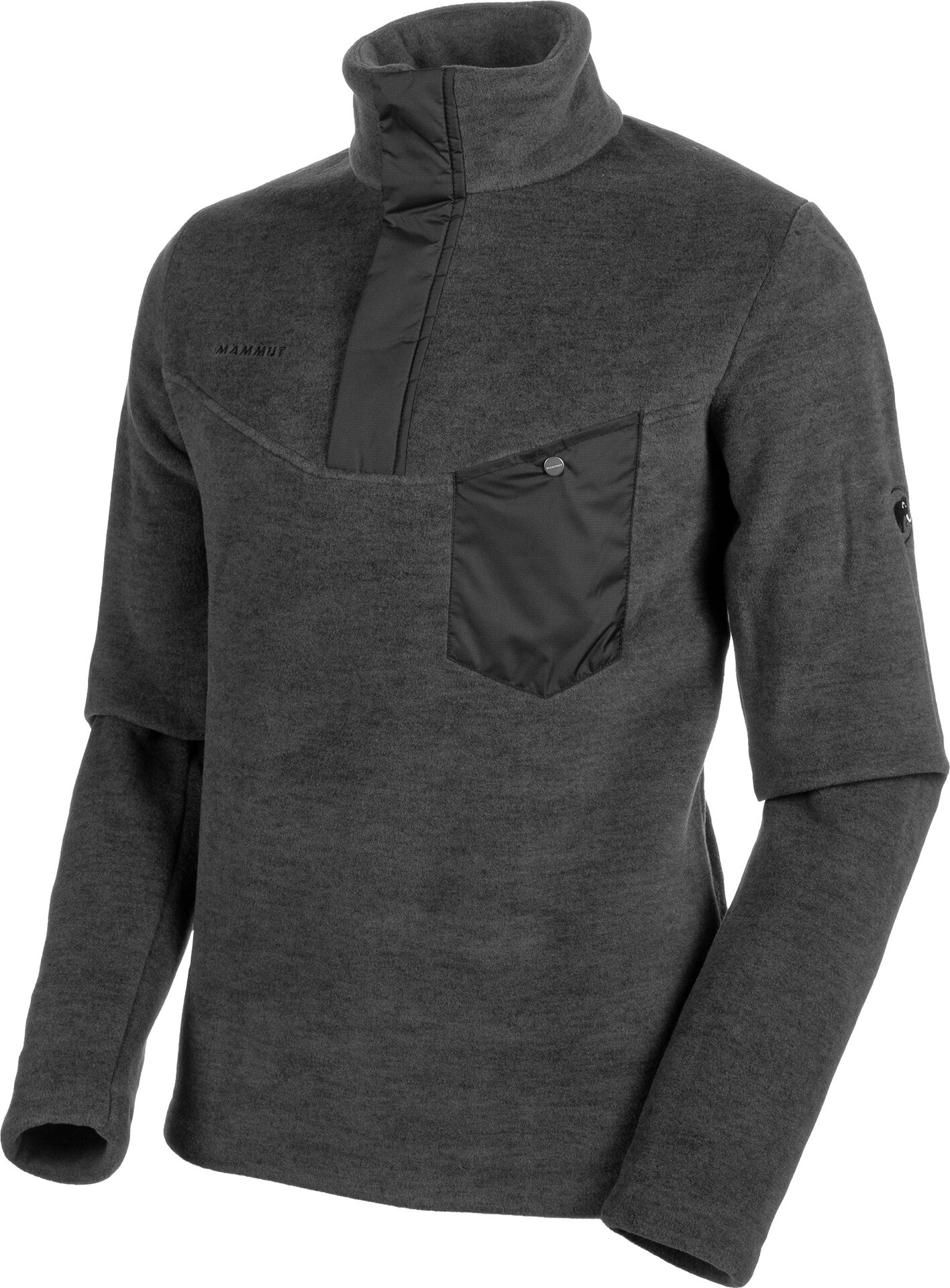 Mammut Innominata ML Half Zip Pull Men's Black Melange