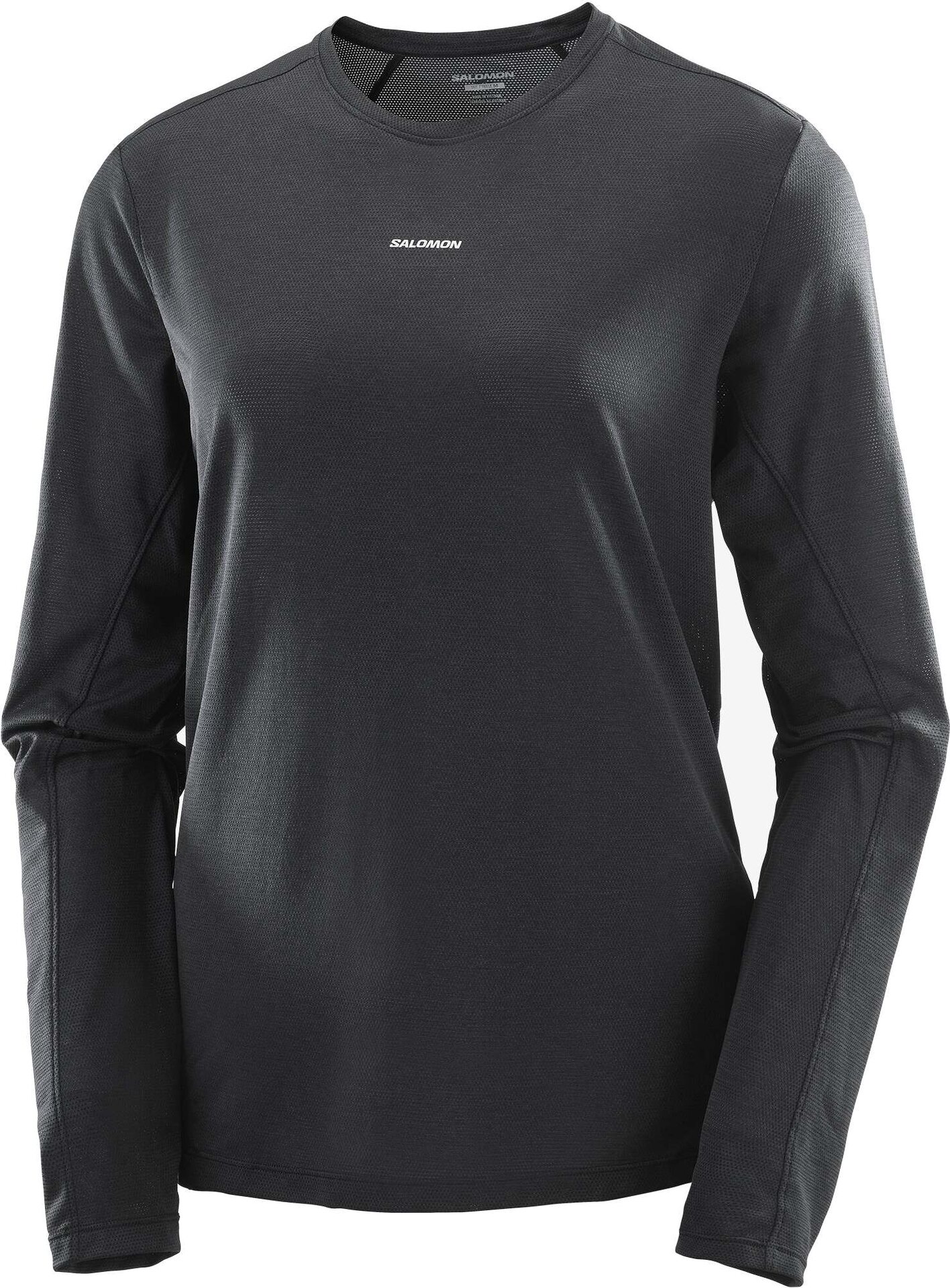 Salomon SHKout Core Long Sleeve Tee Womens Deep Black