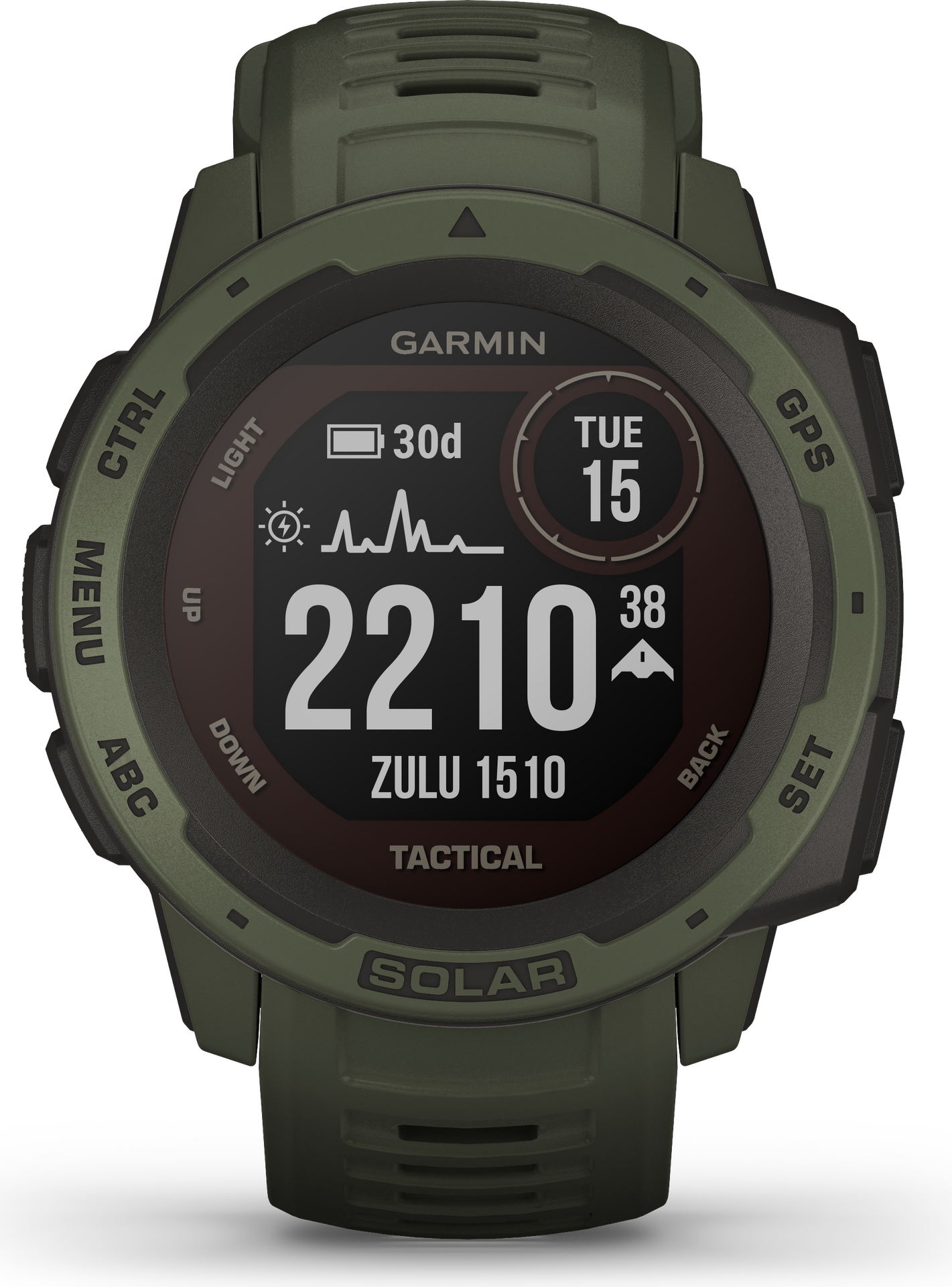 Garmin Instinct Solar - Tactical Edition Moss