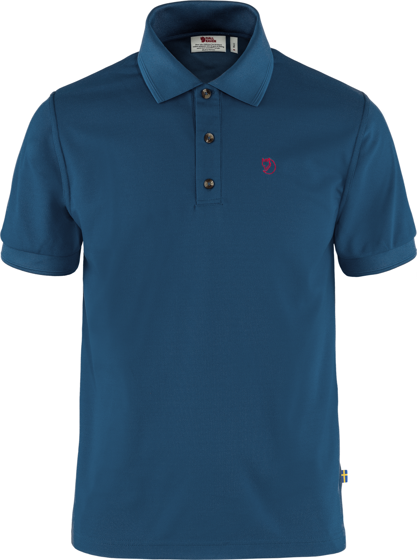Fjällräven Crowley Pique Shirt Mens Uncle Blue (520)