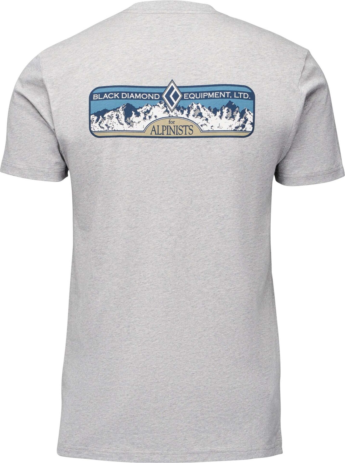 Black Diamond Heritage Alpinist Short Sleeve Tee Mens Nickel Heather