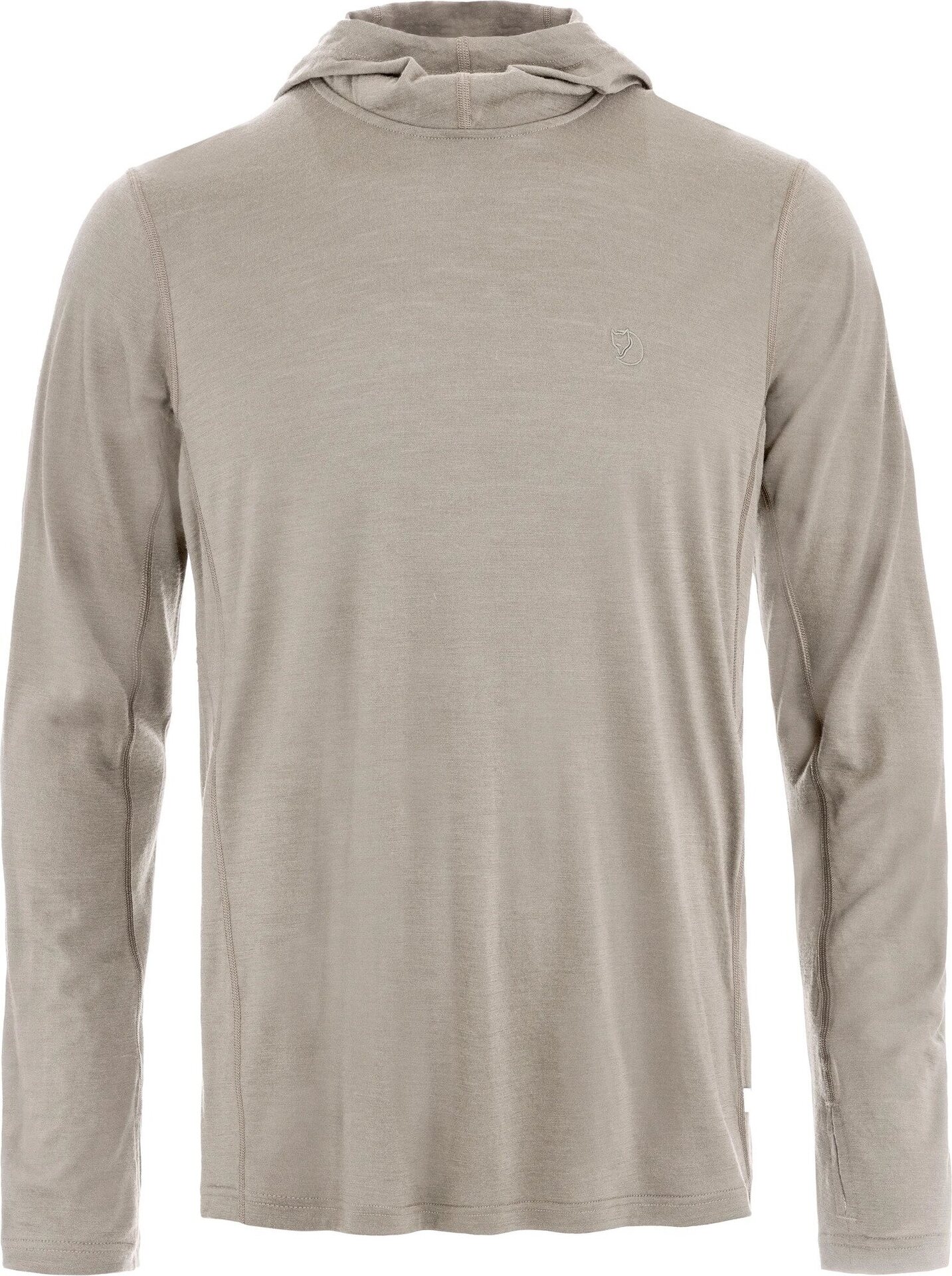 Fjällräven Abisko Wool Hoodie Mens Light Fossil