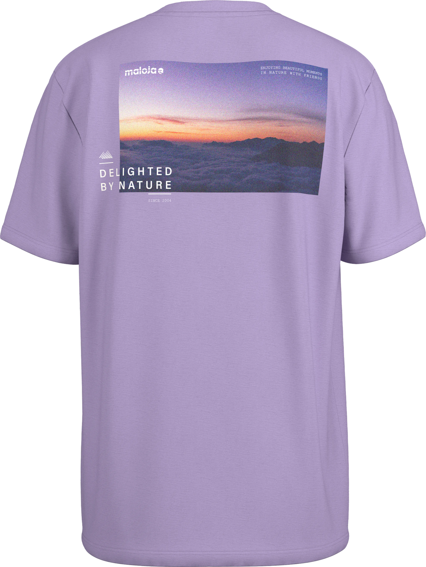 Maloja BeniniM. Organic Cotton Tee Mens Summer Sky
