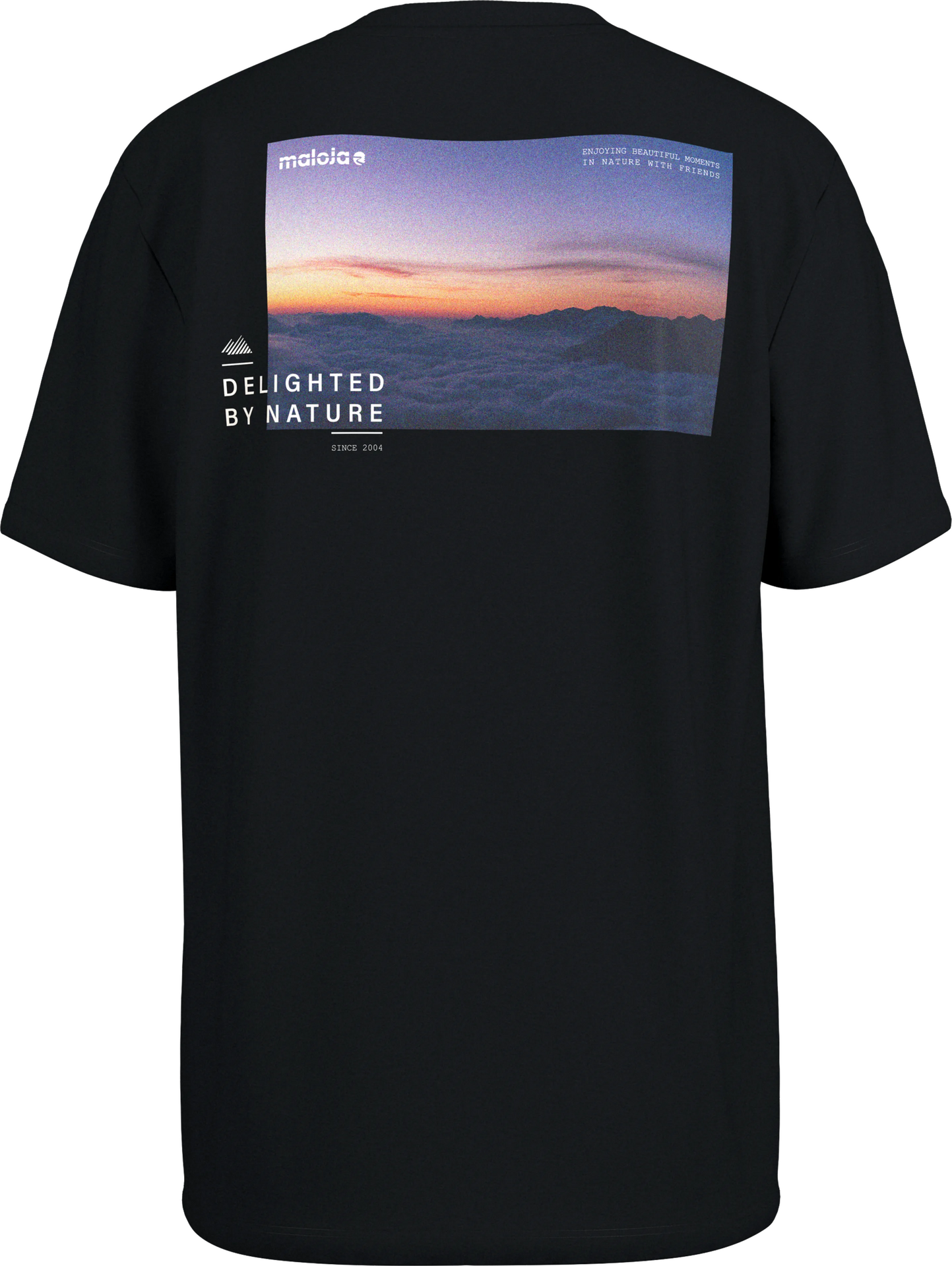 Maloja BeniniM. Organic Cotton Tee Mens Deep Black