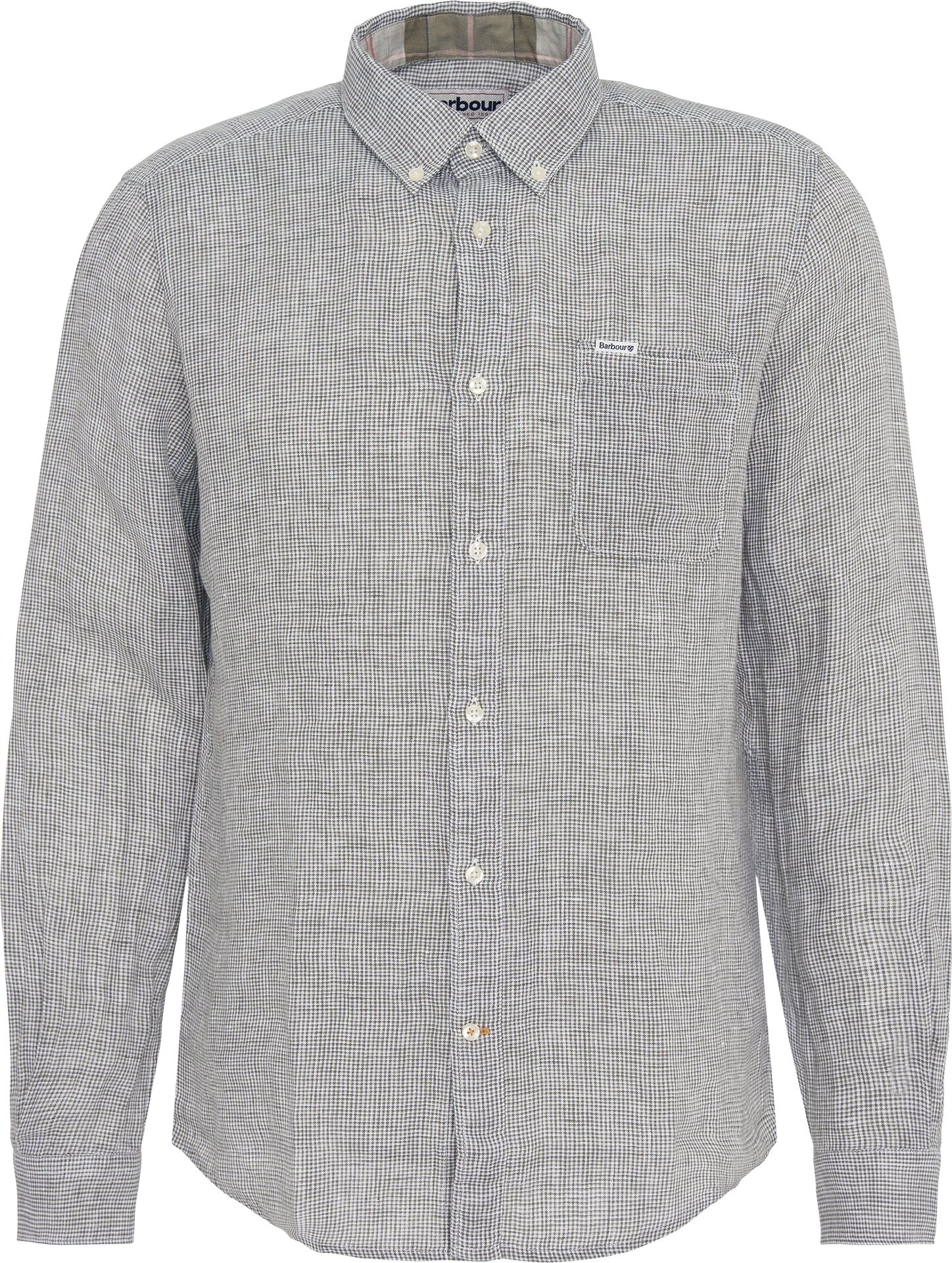 Barbour Linton Tailored Shirt Mens Olive