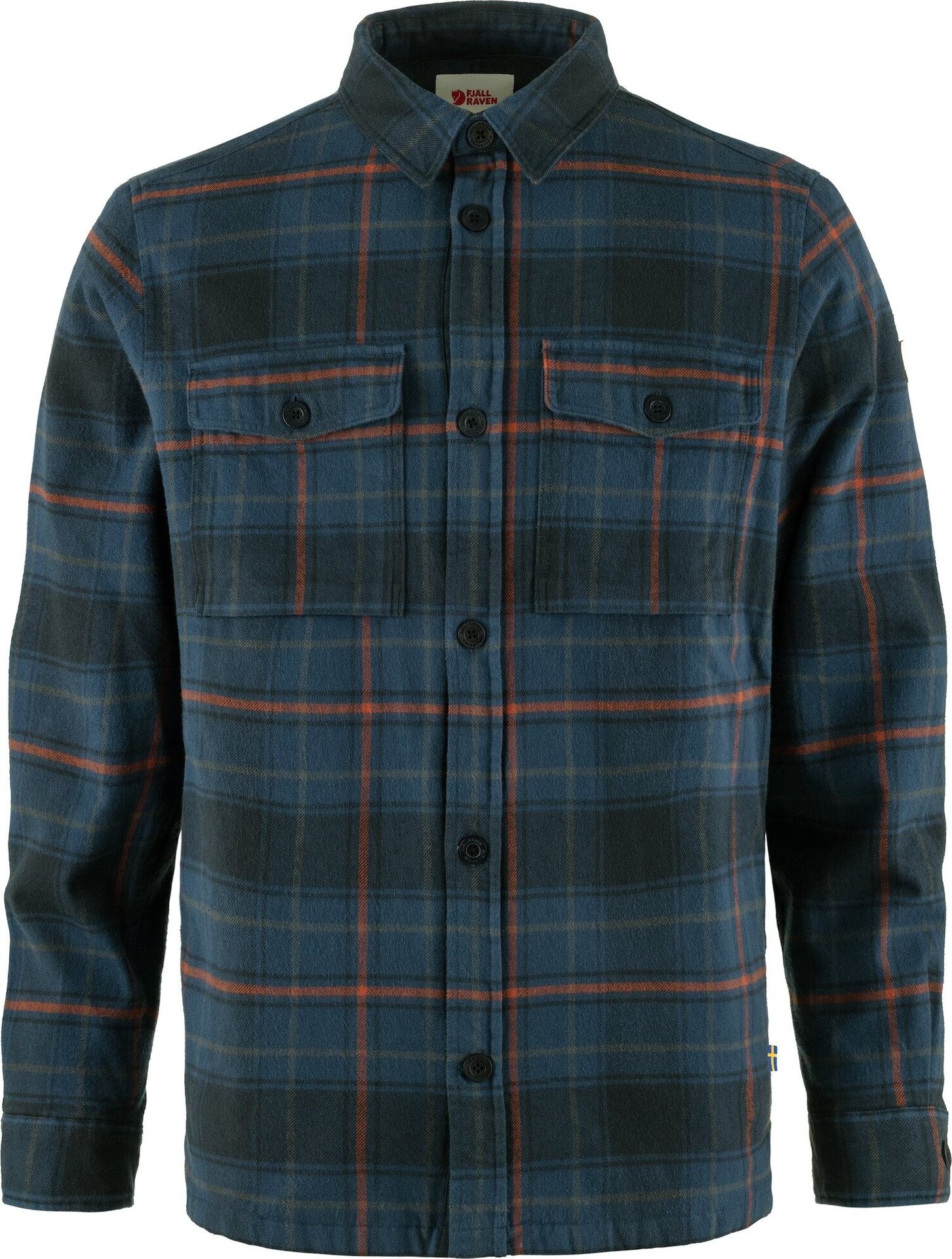 Fjällräven Övik Lite Padded Shirt Mens Dark Navy / Indigo Blue (555-534)