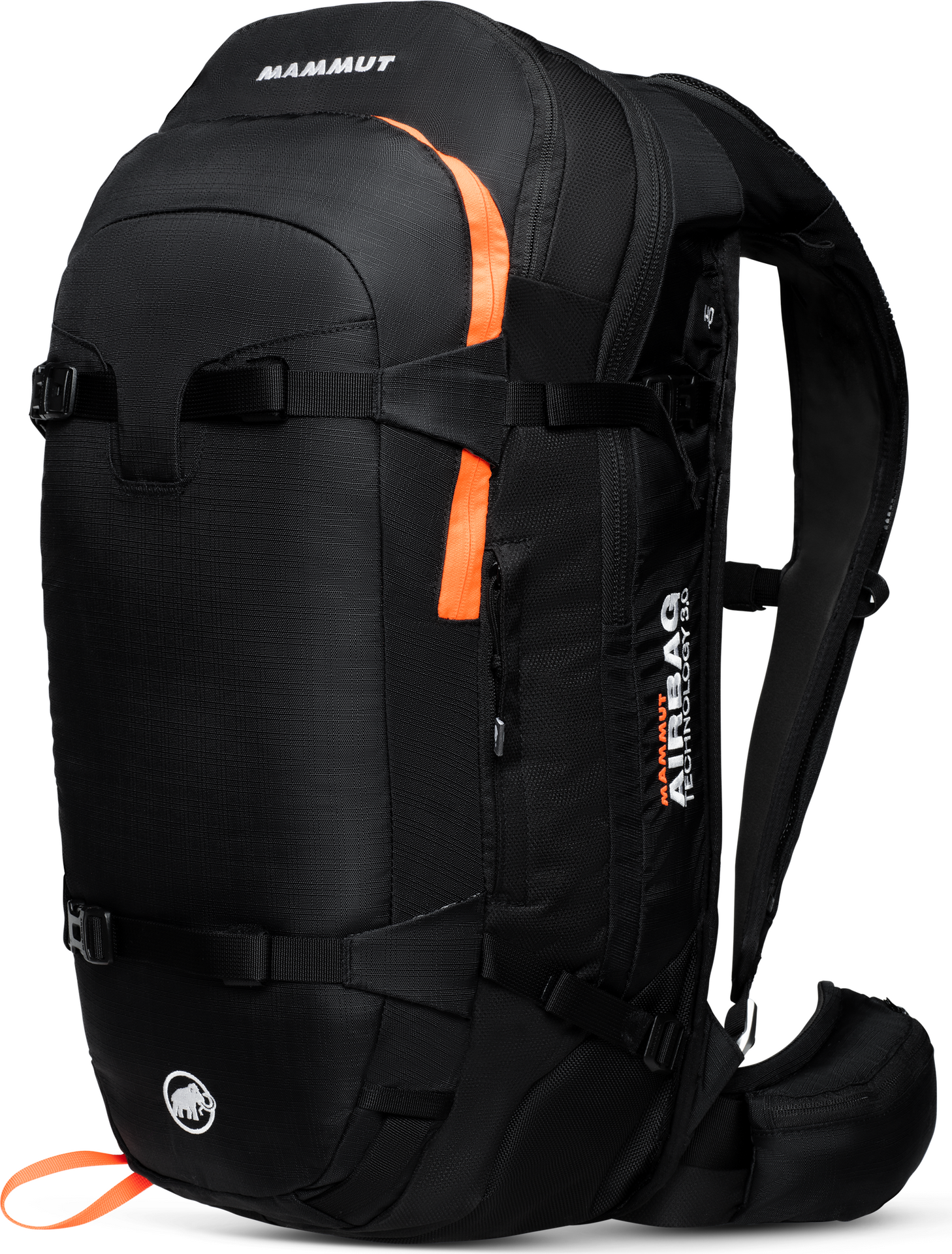 Mammut Pro Protection Airbag 3.0 Black-Vibrant Orange