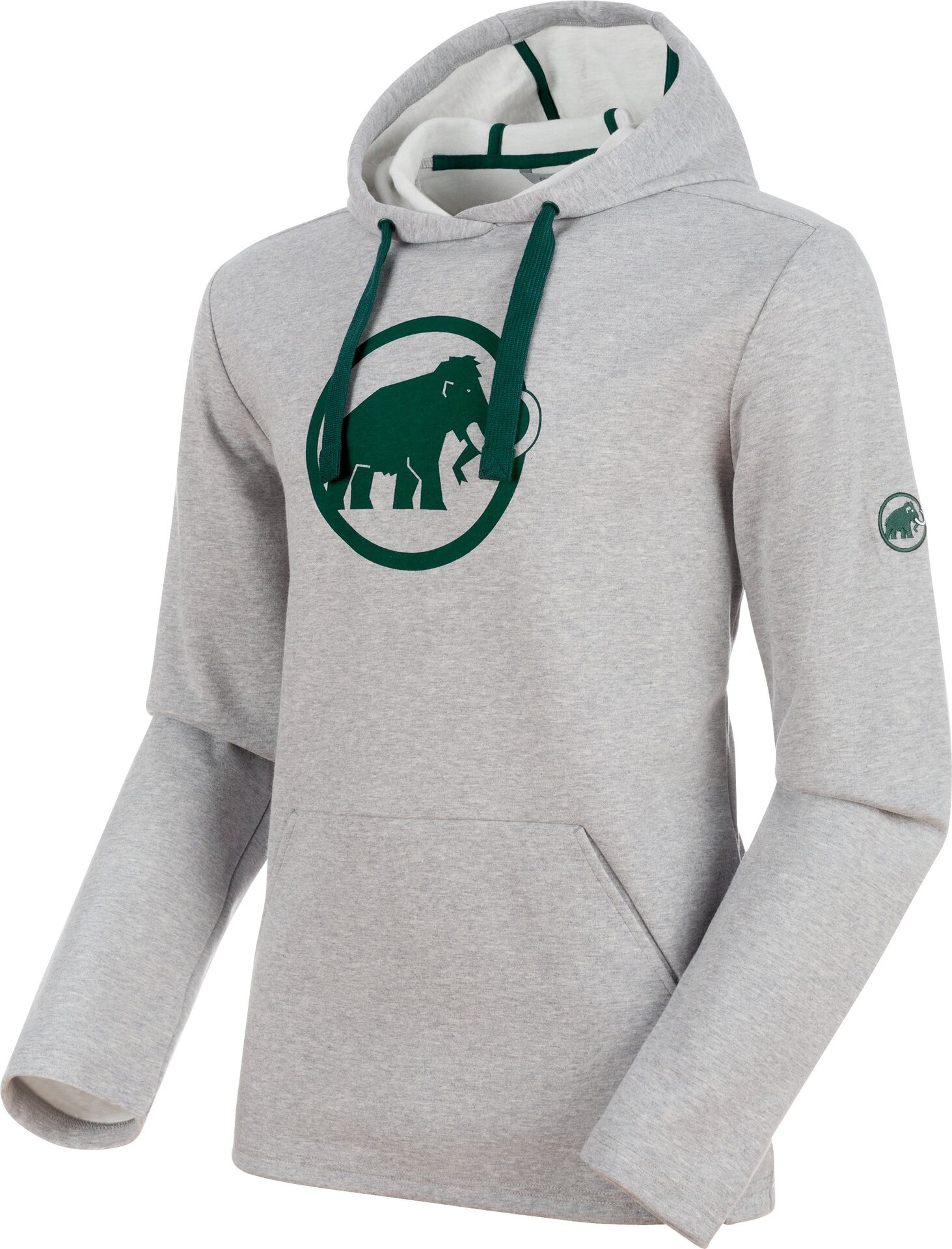 Mammut Logo ML Hoody Men (2018) Stone Grey Melange