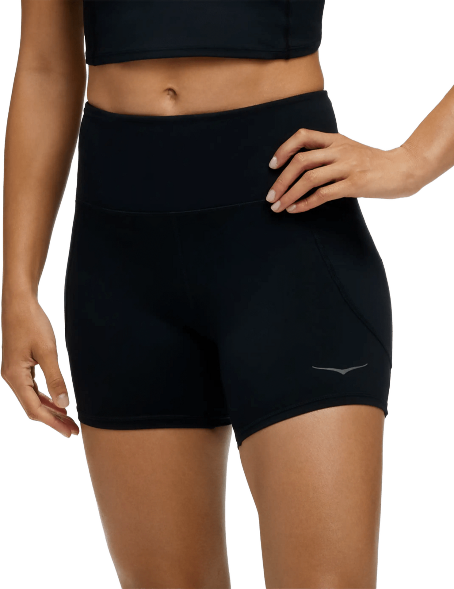 Hoka Elaro 5" Bike Short Womens Black