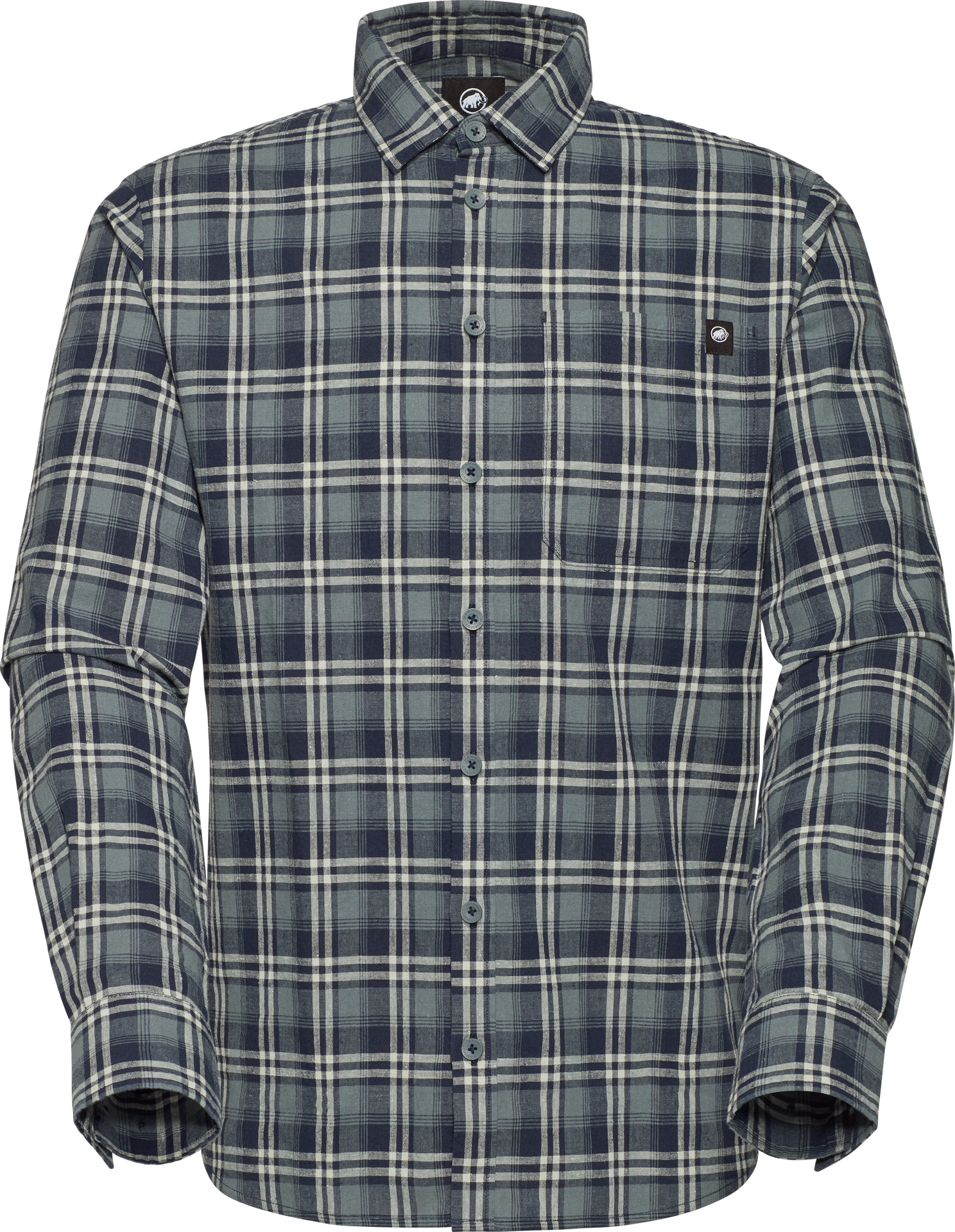 Mammut Trovat Summer Longsleeve Shirt Mens Marine-Strata