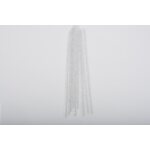FD Tube 3mm Brocade Silver Pearl
