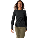 Arc'teryx Taema Thermal Crew Long Sleeve Womens Black Heather