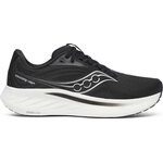 Saucony Ride 18 Wide Mens Black / White