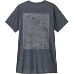 Patagonia Capilene Cool Daily Graphic Shirt Womens Strataspire: Smolder Blue X-Dye