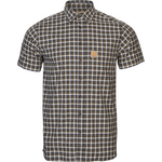 Härkila Fjell Short Sleeve Shirt Mens Naval Blue Check