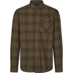Seeland Glen Flannel Shirt Mens Pine Green/Dark Navy Check