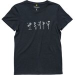 Devold Classic Flowers Tee Womens Ink