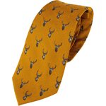 Jack Pyke Silk Tie Stag Mustard