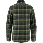 Fjällräven Singi Heavy Flannel Shirt Mens Black / Deep Forest (550-662)