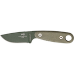 ESEE Knives Izula II Olive Drab Blade / Black Sheath with Clip Plate