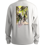 Maloja PeilsteinM. Organic Cotton Longsleeve Mens Shaded White Cycling