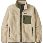 Patagonia Classic Retro-X Fleece Jacket Mens Dark Natural w/Basin Green