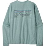 Patagonia Long-Sleeved P-6 Logo Responsibili-Tee Womens P-6 Outline: Virtually Blue