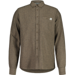 Maloja LukanM. Organic Flannel Shirt Mens Dark Gravel