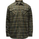 Pinewood Pile Overshirt Mens D.Green/Bronze