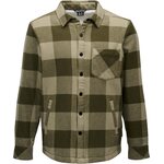 Black Diamond Project Lined Flannel Mens Dark Moss / Pine Smoke