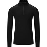 Aclima FleeceWool Polo w/ Zip Mens Jet Black