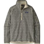 Patagonia Better Sweater 1/4 Zip Womens Scales: Natural