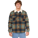 Rip Curl Bells Sherpa Jacket Mens Cactus Green
