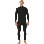 Rip Curl Dawn Patrol Chest Zip 5/3 Mens Black