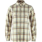 Fjällräven Övik Heavy Flannel Shirt Womens Chalk White / Fossil (113-118)
