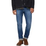 Duer Tech Fleece Denim Relaxed Taper Mens Classic Indigo